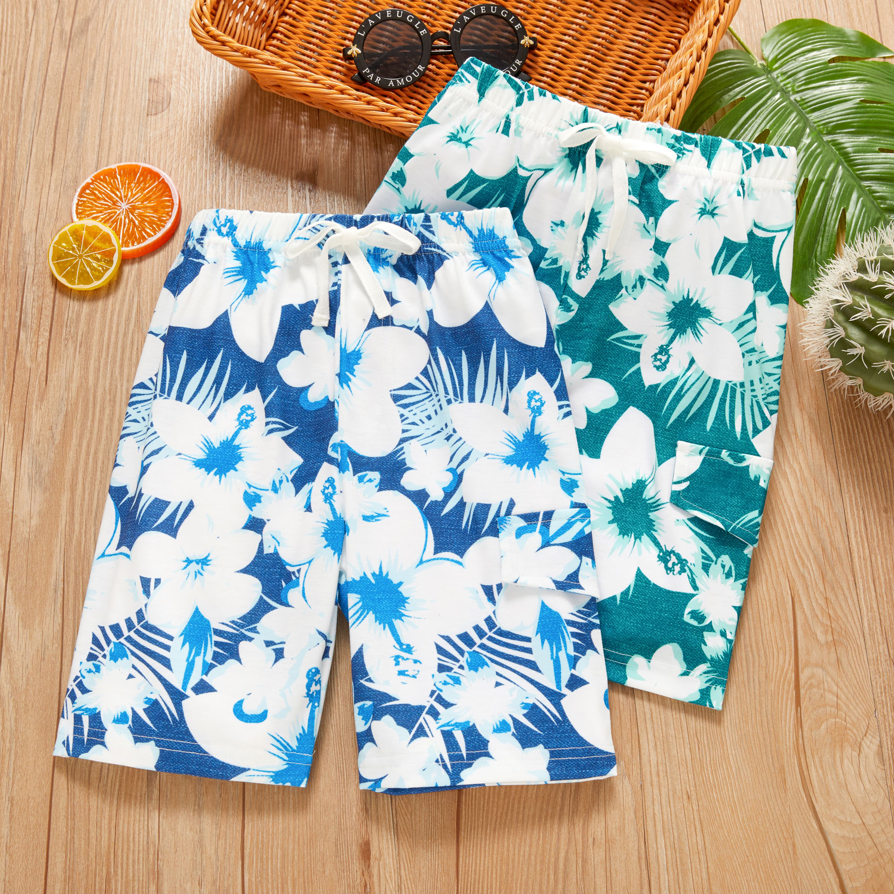 

Toddler Boy Summer Casual Print Shorts