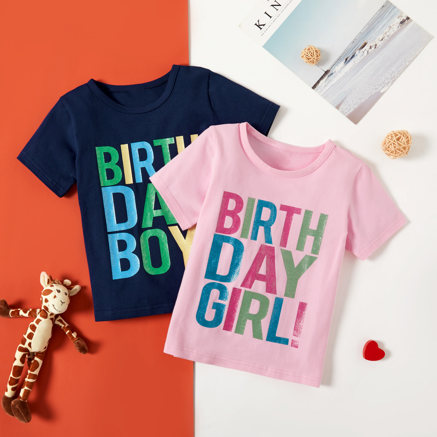 

Baby / Toddler Birthday Letter Tee
