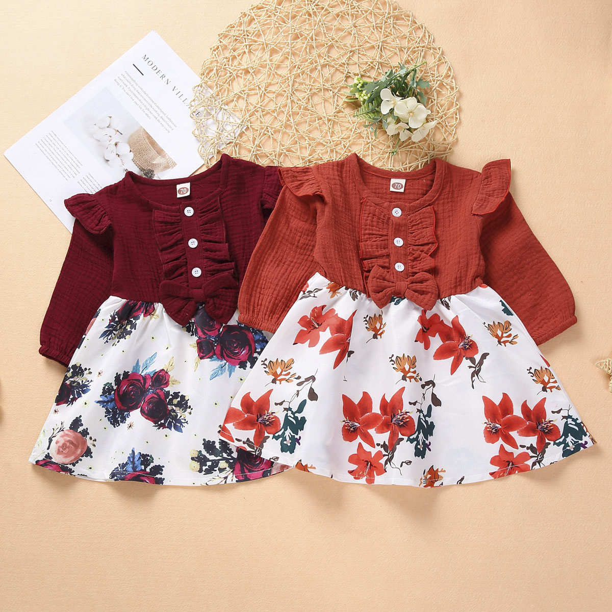 

Baby Girl Floral Sweet Dress