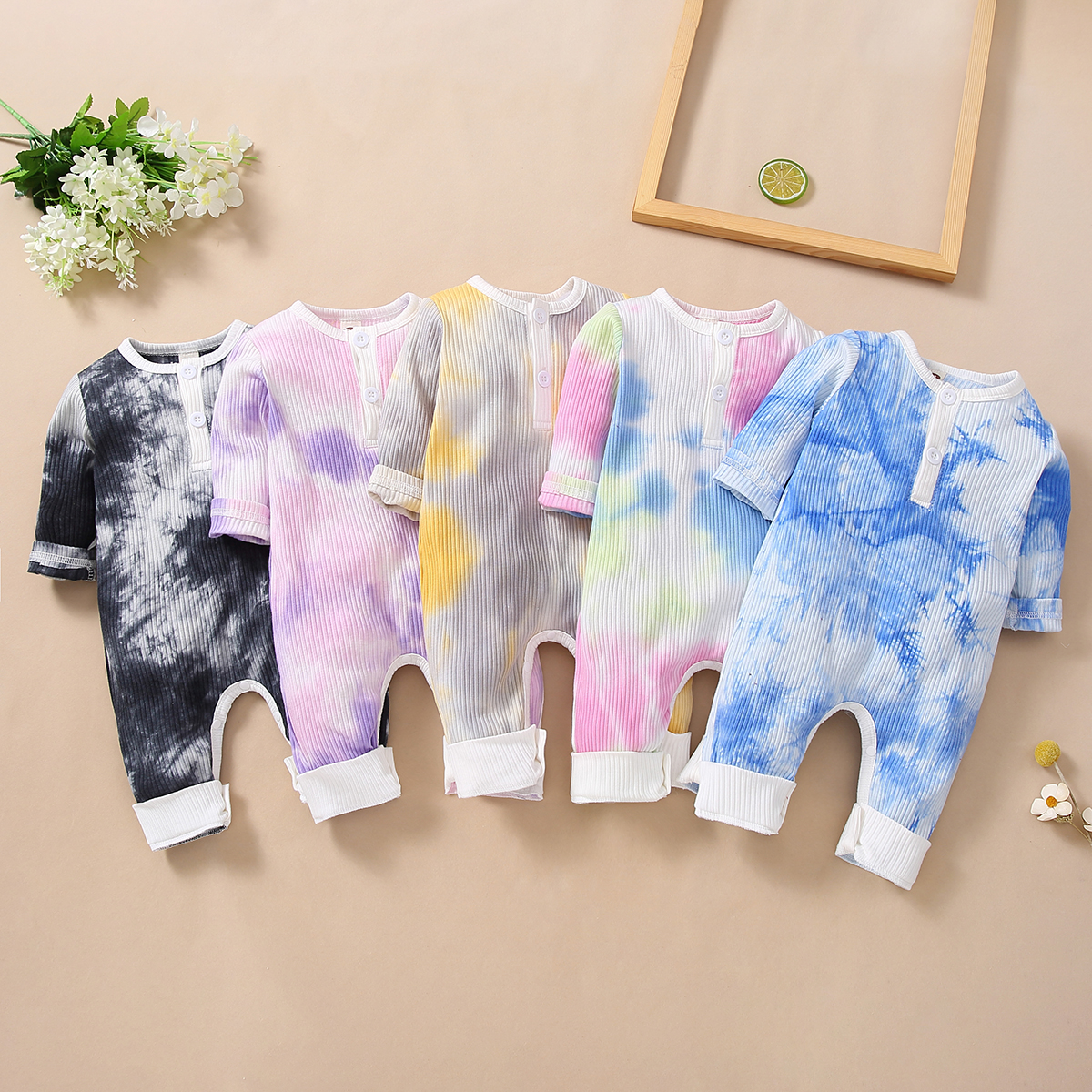 

Baby Stylish Tie dye Jumpsuit