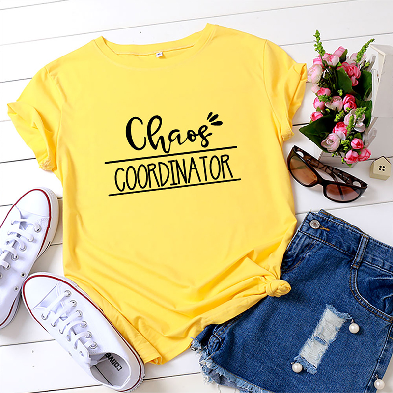 

Casual Letter Print Round collar Short Sleeve T-shirt