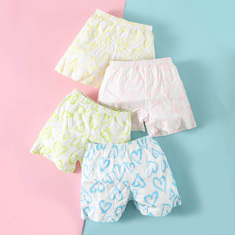 

4- Pack Baby / Toddler Heart Pattern Underwear Set