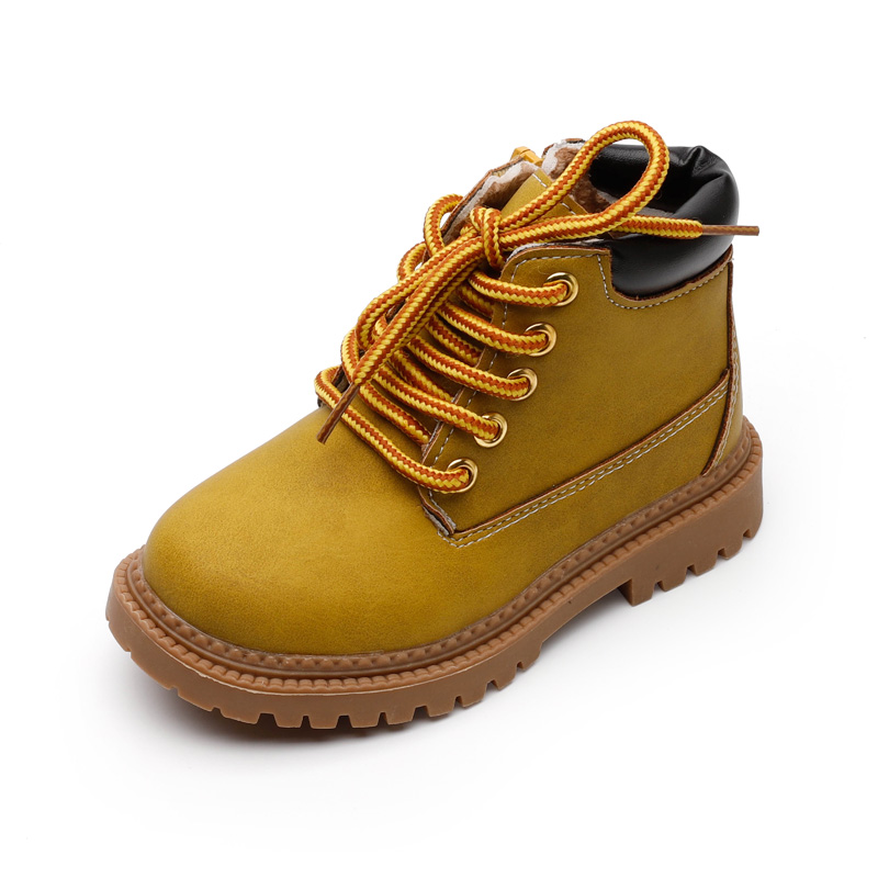 

Toddler / Kid Boy Solid Lace-up School Casual Boots