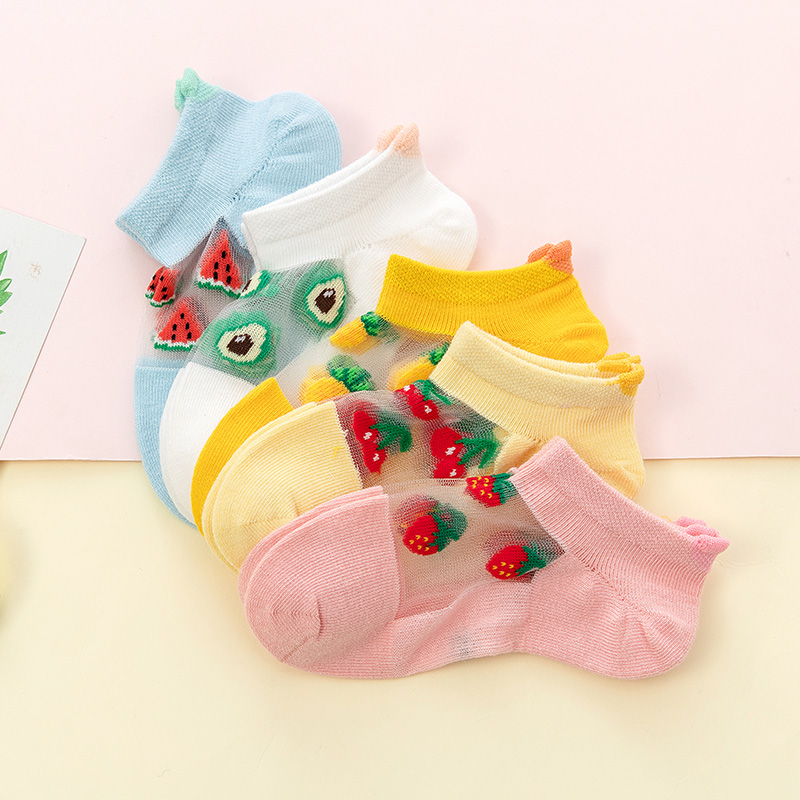 

5-pack Toddler / Kid Cartoon Fruit Socks