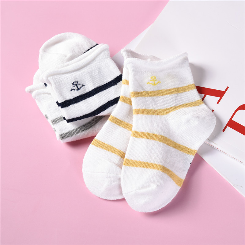 

3-pack Baby / Toddler Striped Breathable Socks