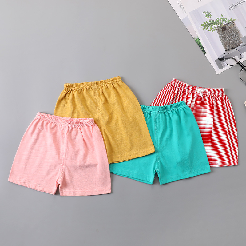 

1pc Baby Solid Cotton Unisex casual Shorts