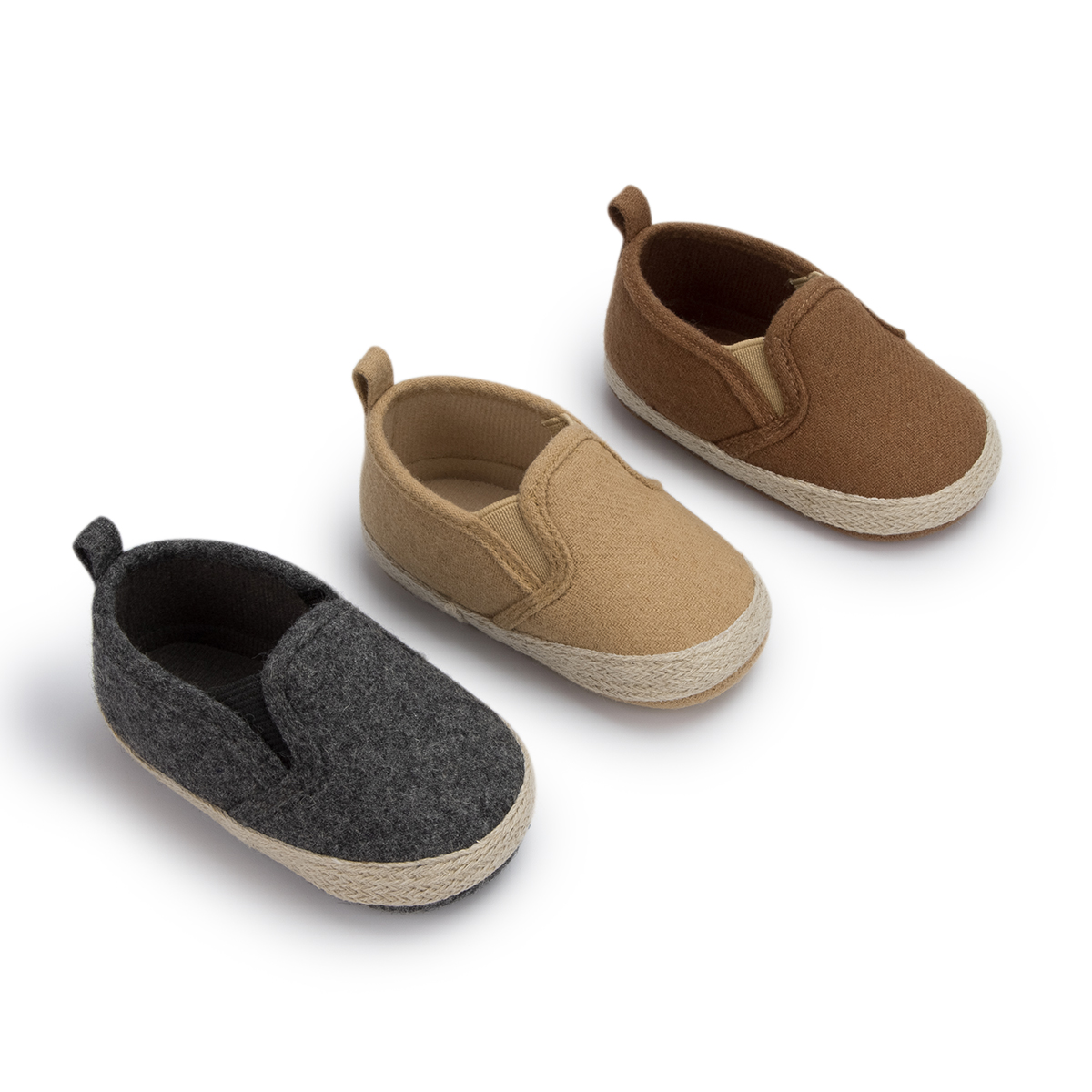

Baby / Toddler Solid Color Slip-on Prewalker Shoes