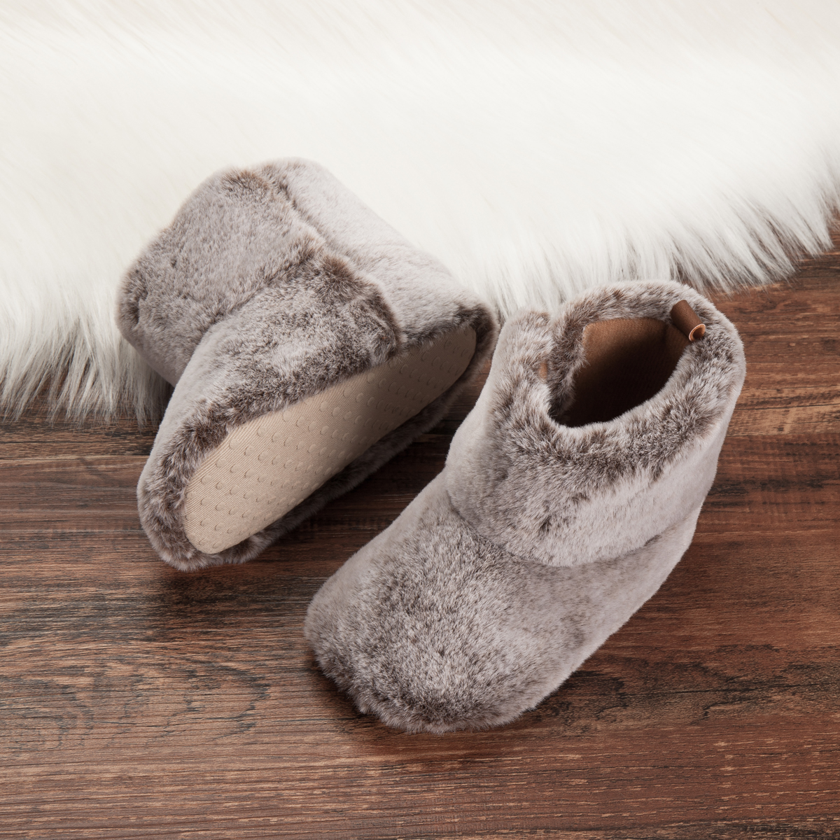 

Baby / Toddler Grey Warm Plush Prewalker Shoes