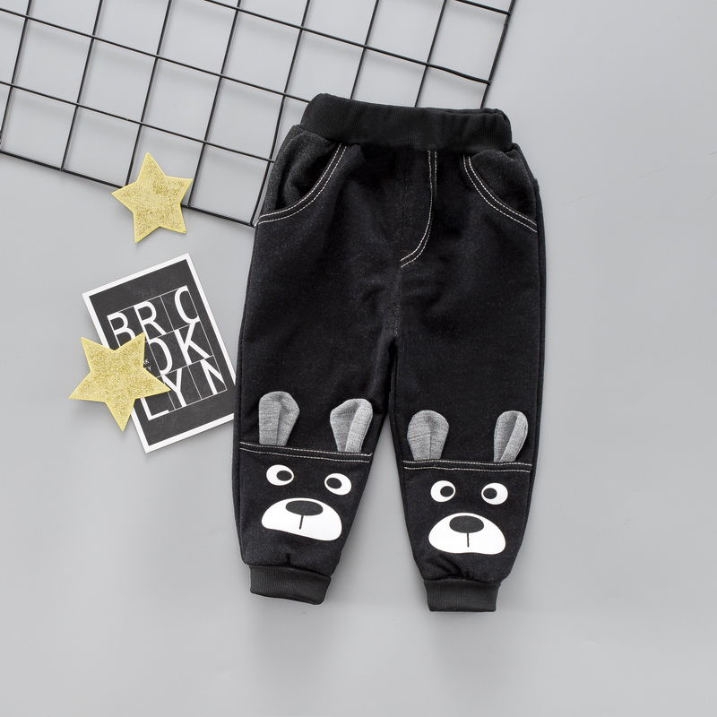 

Toddler Boy Animal Pattern Ear Design Elasticized Pants
