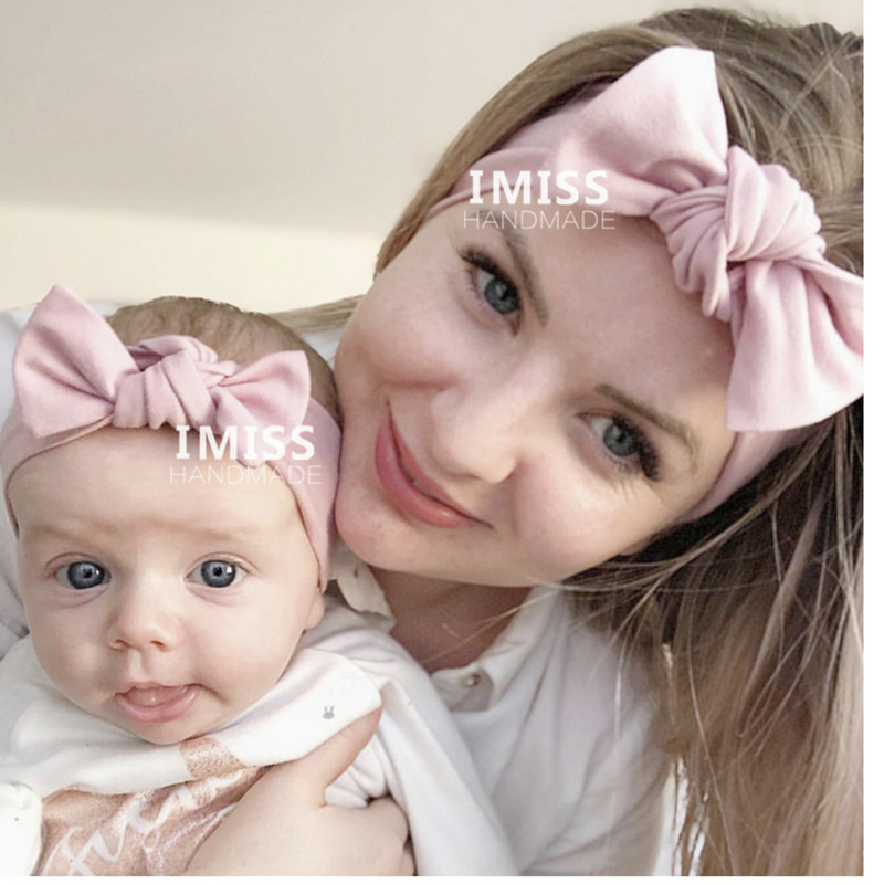

Pink Bow Headband for Mom and Me