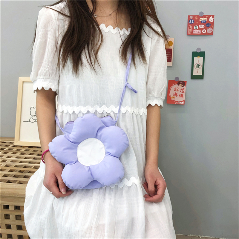 

Cute Flower Shoulder Bag for Girls