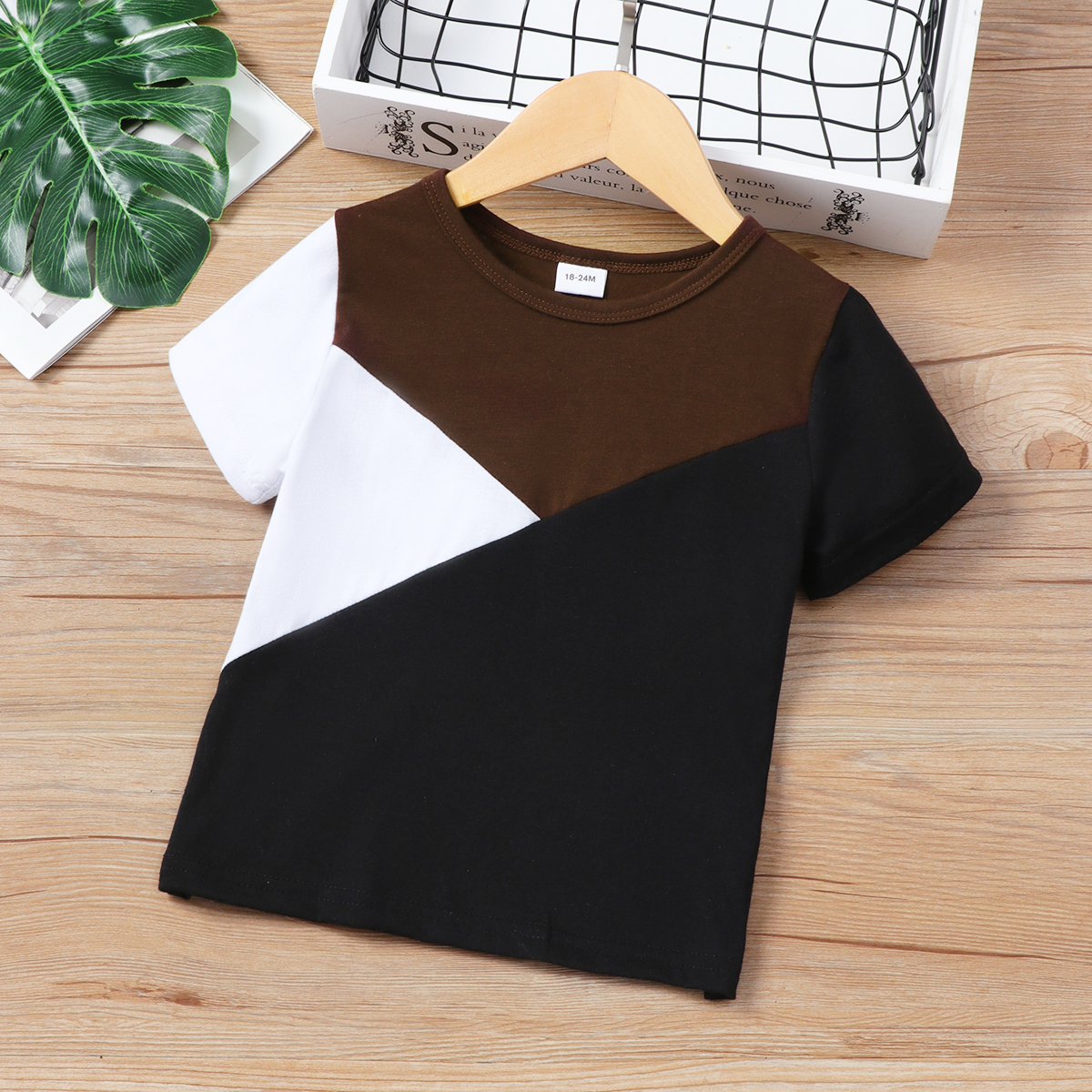 

Toddler Boy Casual Colorblock Short-sleeve Tee