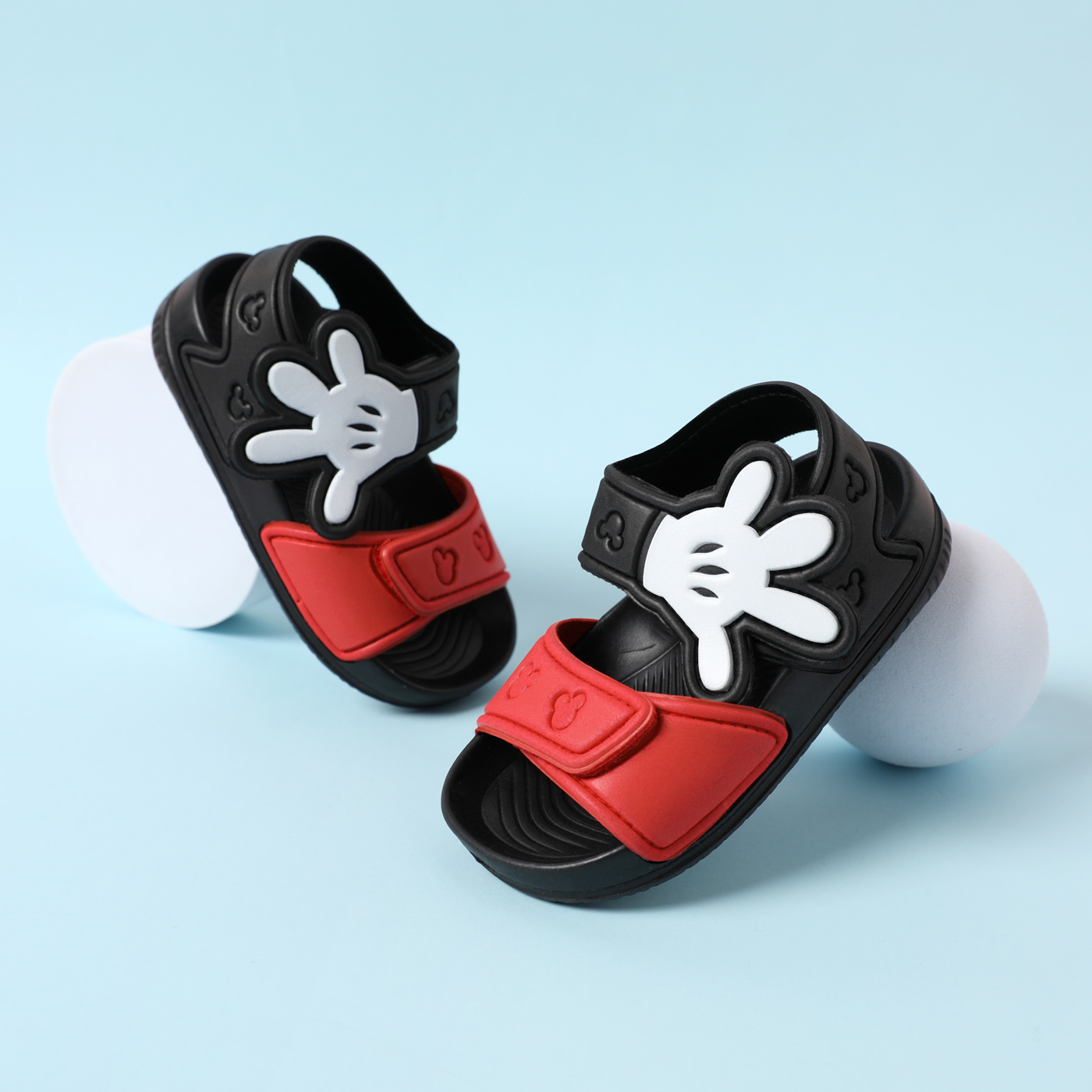 

Toddler / Kid Cartoon Color Block Sandals