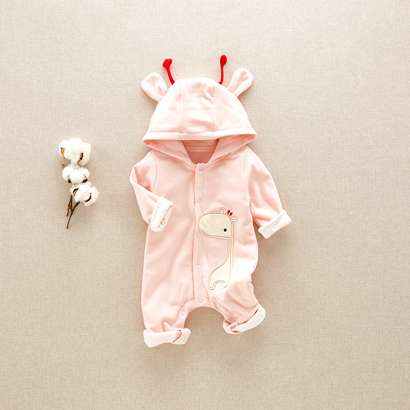 

Sweet Giraffe Hooded One Piece for Baby