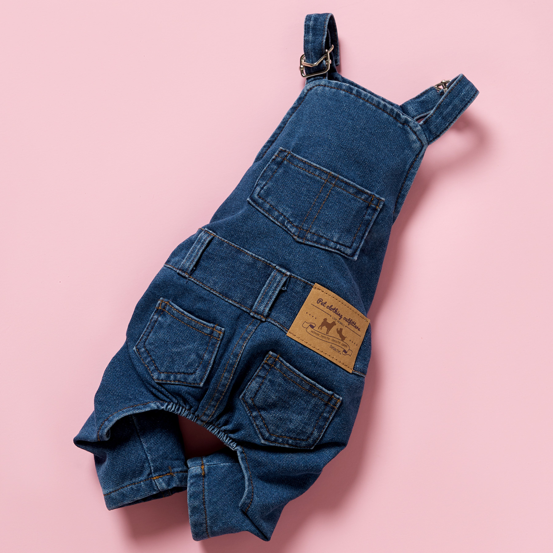 

Pet Denim Overalls
