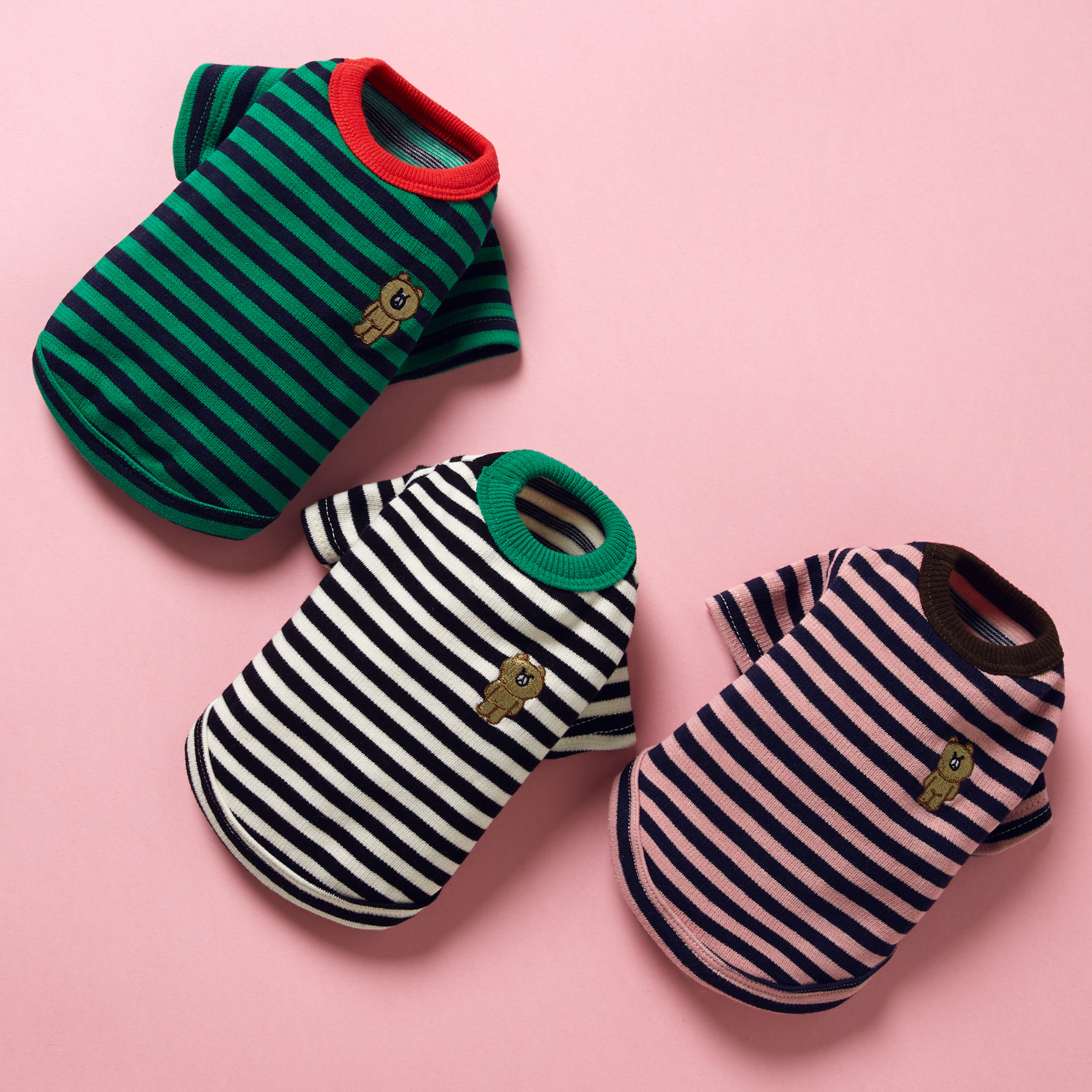 

Striped Bear Bottoming Shirt