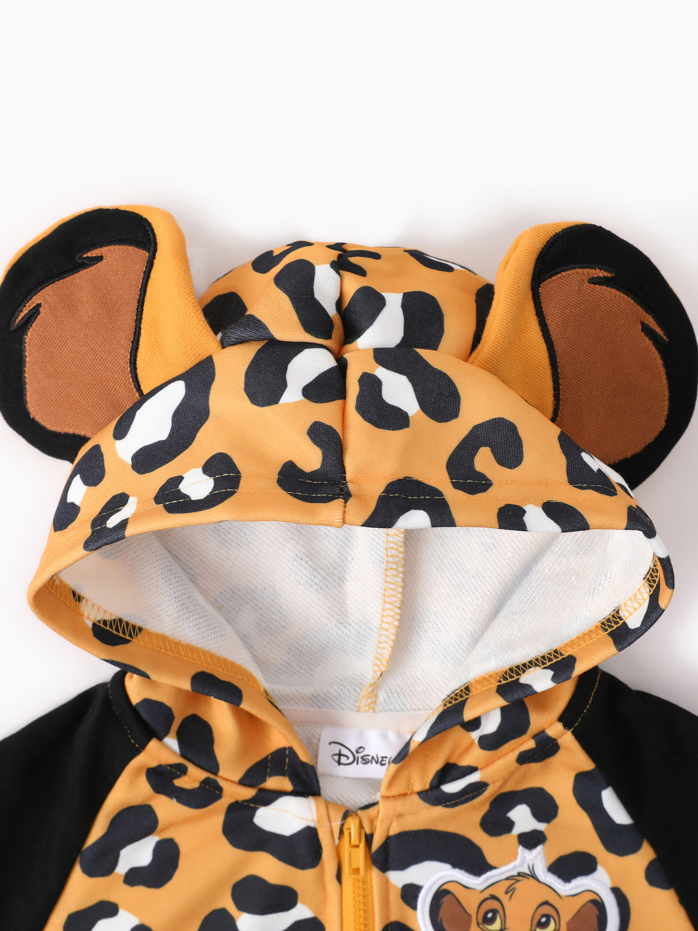 WCJ LEOPARD DESIGN COAT ミッキー　レオパード Disney / LEOPARD DESIGN COAT【WCJ-NA-048BEG-BLK】